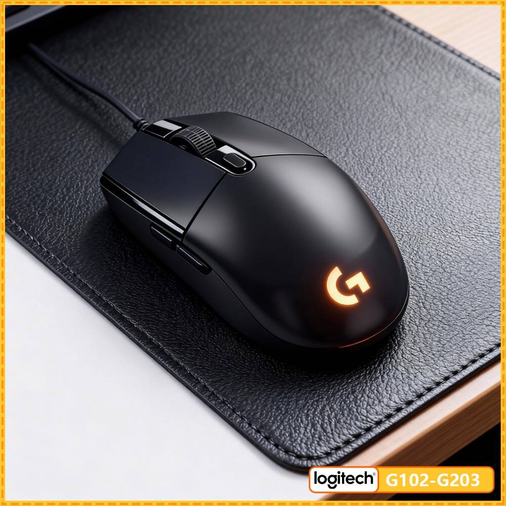 Logitech Mouse G203 - Игровая мышь Logitech G203 проводная RGB