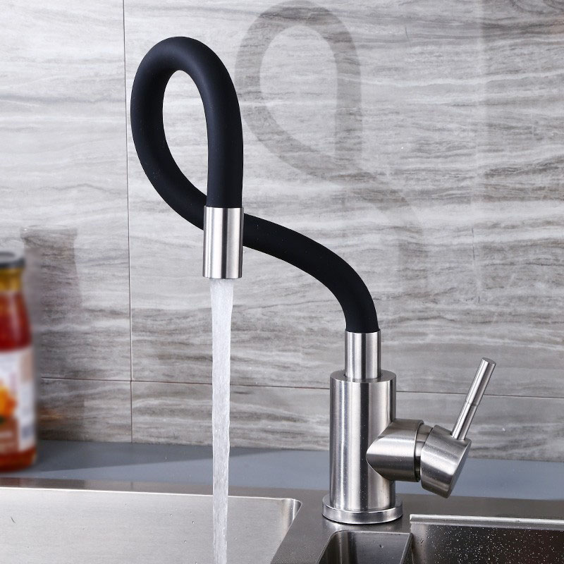 High Tech Kitchen Accessories - 360 ° Поворотный кухонный смеситель, шланг
