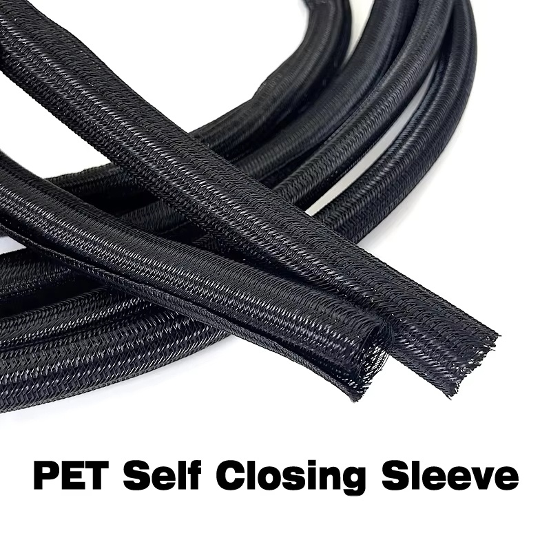 Черный плетеный расширяемый ка – обзор и цена Cable Sleeve Neoprene